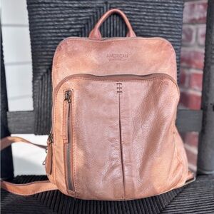 American Leather Co., Cleveland backpack purse